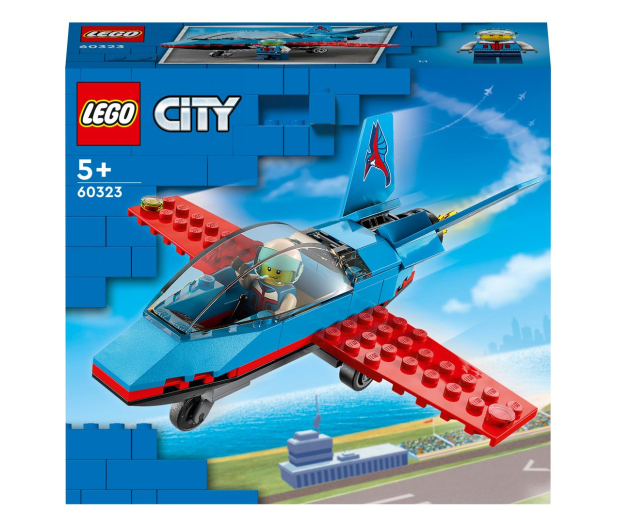 LEGO City 60323 Samolot kaskaderski - 1032215 - zdjęcie